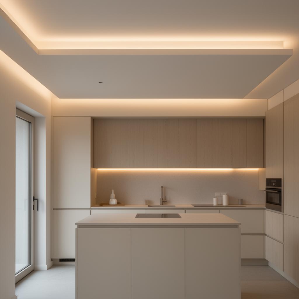 Kuhinjski soffit z LED